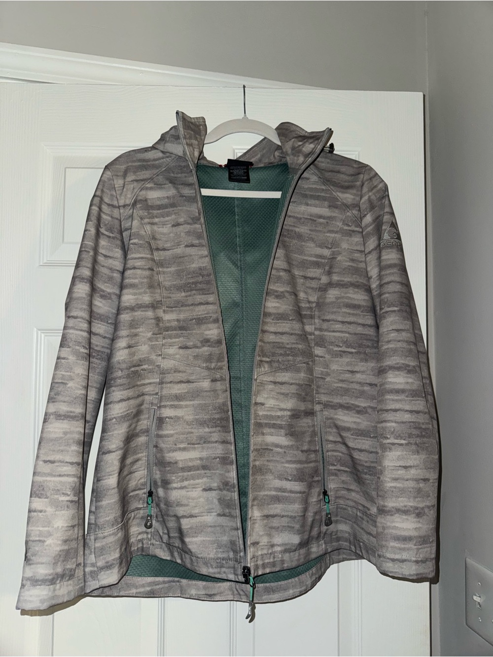 Gerry Weber Women's Light Gray Rain Jacket